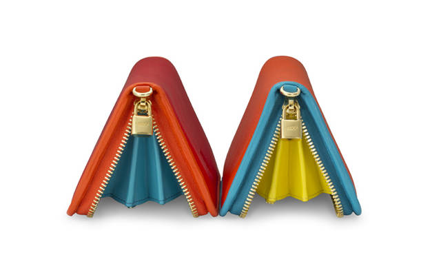 <strong>LOEWE｜ロエベ</strong>　伊勢丹新宿店にて「ロエベ　マスター・オブ・レザー」展開催<br />ラージ ジップ アラウンド ウォレット マルチカラー　7万3500円（素材：リファインドカーフ）