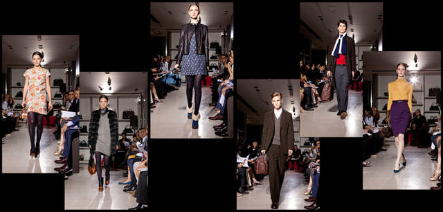 <strong>BALLY｜バリー</strong>　8月27日（土）に開催されたトランクショー。バリー2011-12年秋冬コレクションのキャットウォークショーを間近で見ることができた。