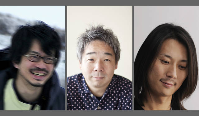 左から高嶺 格氏、ナガオカケンメイ氏、平沼孝啓氏