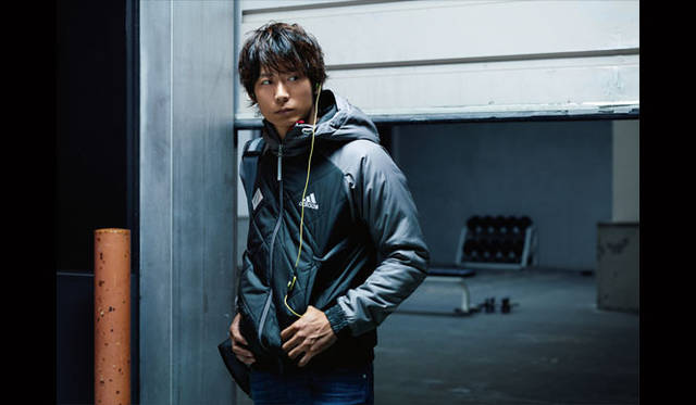 <strong>adidas｜アディダス</strong>　 adidas men’s training fall&winter 2011　「outer」 KEIJI（EXILE）