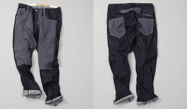 <strong>CANTON｜キャントン</strong>　500-1510id Canton N3D ハイライズ・ダブルニーストレート（ロック縫製排除モデル） #500-1500id のハイライズ版