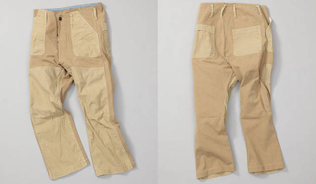 <strong>CANTON｜キャントン</strong>　500-2190od Cantonヘリンボーン・ハイライズ・トラウザース（ロック縫製排除モデル）