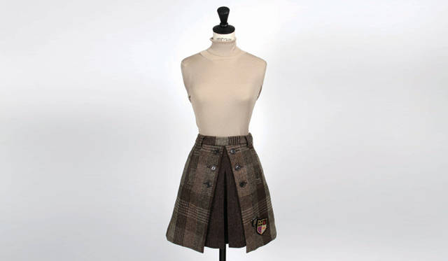 <strong>三越伊勢丹×ユナイテッドアローズ</strong>｜G.V.G.V.（ジーヴィージーヴィー）　レイヤードスカート　3万5700円