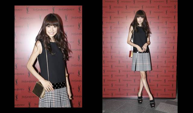 <strong>YVES SAINT LAURENT｜イヴ・サンローラン</strong>　モデル ヨンアさん<br />Courtesy of Yves Saint Laurent