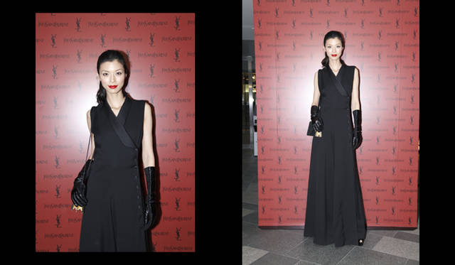 <strong>YVES SAINT LAURENT｜イヴ・サンローラン</strong>　モデル 生方ななえさん<br />Courtesy of Yves Saint Laurent