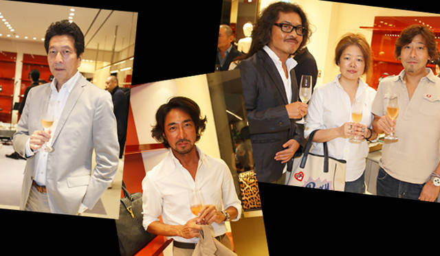 <strong>YVES SAINT LAURENT｜イヴ・サンローラン</strong>　左からフリーキャスター 宮川俊二さん、クリエイティブディレクター 干場義雄さん、雑誌『Pen』クリエイティブ・ディレクター 吉田克典さん、副編集長 上野留美さん、編集長 安藤貴之さん<br />Courtesy of Yves Saint Laurent