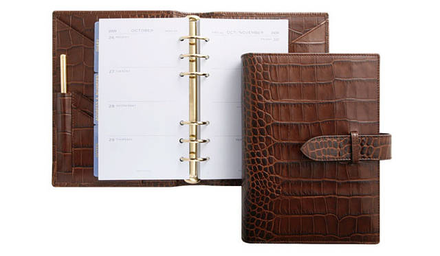 <strong>SMYTHSON｜スマイソン</strong>　BOND STREET ORGANIZER（ブラウン）5万7750円