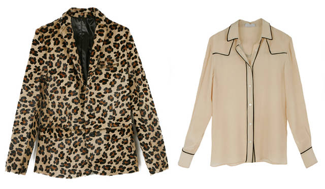 <strong>ZADIG&VOLTAIRE｜ザディグ エ ヴォルテール</strong>  「ERIN MEETS ZADIG – ZADIG&VOLTAIRE」　左／VEDA LEOPARD 22万500円、右／TALY 3万7800円