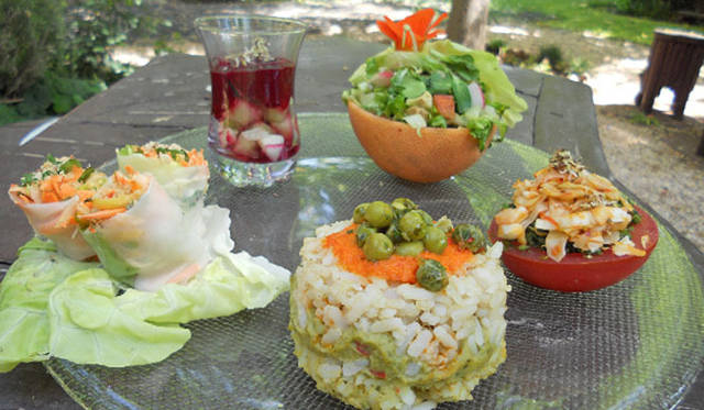 <strong>Munemi｜Munemi meet Rajaa Chbani</strong>　Rajaa Raw food workshop の料理