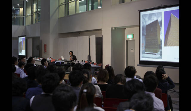 <strong>AAF通信｜U-30 記念シンポジウムI　開催レポート</strong><br />ゲスト建築家によるプレゼンテーション　平沼孝啓氏。<br />Photo by Satoshi Shigeta ©Nacasa&Partners.Inc.