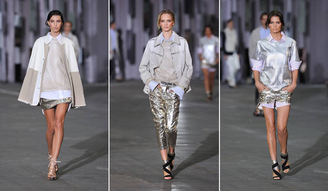 <strong>DIESEL BLACK GOLD｜ディーゼル ブラック ゴールド</strong>　「DIESEL BLACK GOLD」SPRING SUMMER 2012　Kate Y.、Daria S.、Cameron