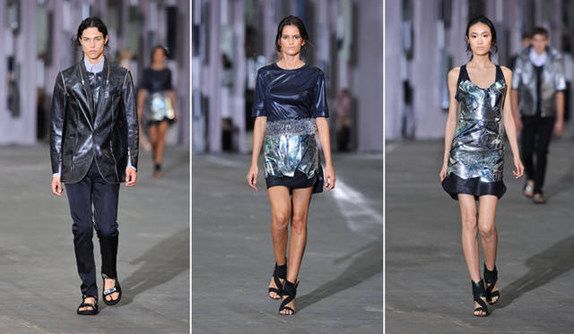 <strong>DIESEL BLACK GOLD｜ディーゼル ブラック ゴールド</strong>　「DIESEL BLACK GOLD」SPRING SUMMER 2012　Miles、Izabel、Shu-Pei