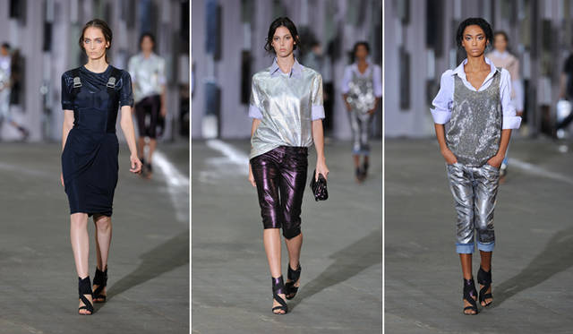 <strong>DIESEL BLACK GOLD｜ディーゼル ブラック ゴールド</strong>　「DIESEL BLACK GOLD」SPRING SUMMER 2012　Maryna、Ruby、Anais