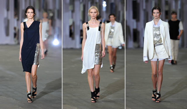 <strong>DIESEL BLACK GOLD｜ディーゼル ブラック ゴールド</strong>　「DIESEL BLACK GOLD」SPRING SUMMER 2012　Erjona、Alina、Andrea