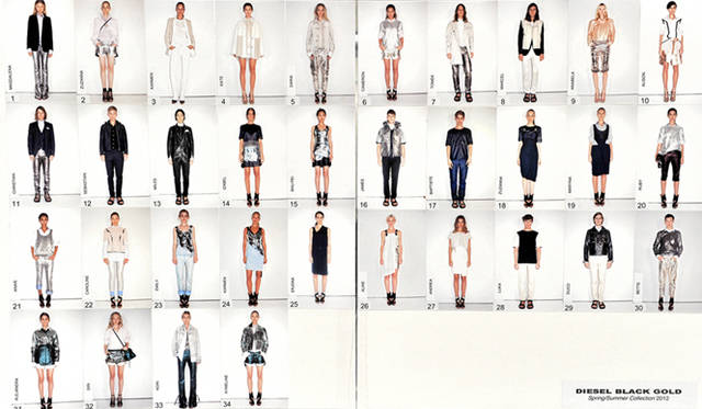 <strong>DIESEL BLACK GOLD｜ディーゼル ブラック ゴールド</strong>　「DIESEL BLACK GOLD」SPRING SUMMER 2012　バックステージ