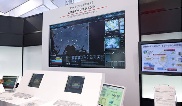 <strong>CEATEC JAPAN 2011</strong>　スマートグリットはもはや現実的な技術で、実際富士通の技術を使った実験も関西でおこなわれている。