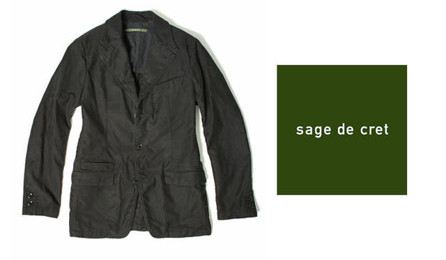 <strong>united arrows green label relaxing｜グリーンレーベル リラクシング</strong>　「sage de cret×GLR」　モールスキン テーラージャケット2万9400円（ブラック、カーキ）