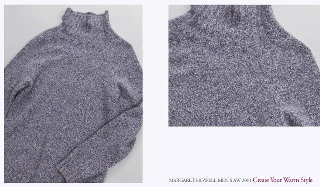 <strong> MARGARET HOWELL｜マーガレット・ハウエル</strong>　2011秋冬コレクション　ニット7万2450円（マーガレット・ハウエル）※ショップ限定