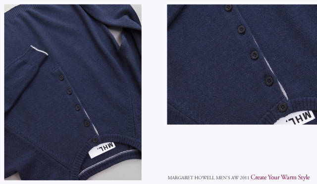 <strong> MARGARET HOWELL｜マーガレット・ハウエル</strong>　2011秋冬コレクション　ニット2万1000円（MHL.）
