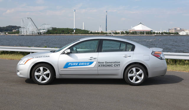 <strong>日産｜NISSAN　新世代のCVT、ハイブリッドシステムを発表</strong>　新世代エクストロニックCVT試作車