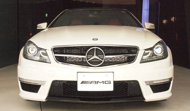 <strong>Mercedes-Benz C-Class Coupe｜メルセデス・ベンツ Cクラス クーペ</strong>　同時に展示されていたC 63 AMG。