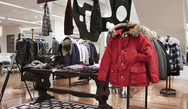 <strong>BARNEYS NEW YORK｜バーニーズ　ニューヨーク</strong>　バーニーズ　ニューヨーク銀座店の「WOOLRICH POP UP STORE」　