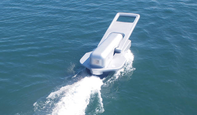 <strong>「BORDER-地球、まばたき、りんご、僕」展</strong>　「ファスナーの船」