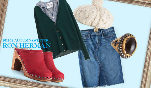 　キーワードは“ANGELENO IN THE UK”<br />60’sレトロな膝下丈のスカートをポイントに、ロサンゼルスっ子がUKを旅するなかでその土地にインスピレーションを受け、ポートベローマーケットに出向き、自分らしく着こなした、というストーリーをイメージしたスタイリング！