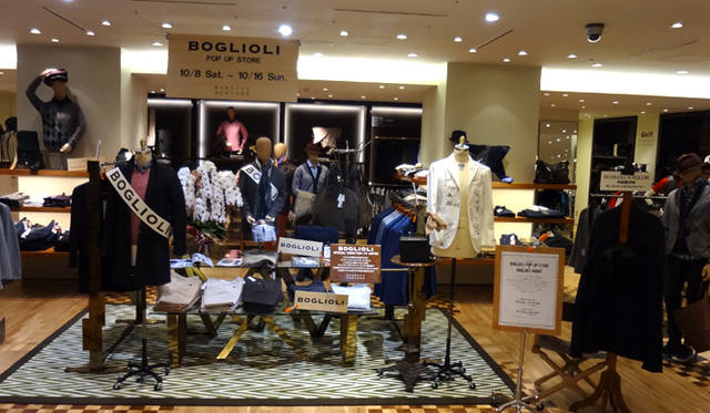 <strong>BOGLIOLI｜ボリオリ</strong>　バーニーズ　ニューヨーク福岡店の期間限定ポップアップショップ。 