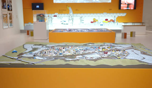 <strong>「メタボリズムの未来都市：戦後日本・今甦る復興の夢とビジョン」展</strong>　「基幹施設マスターデザイン　丹下健三、西山夘三」