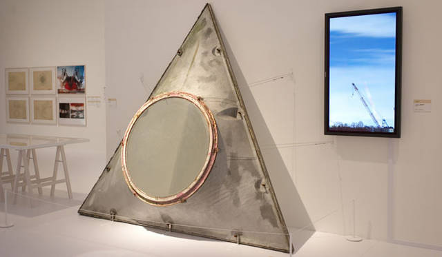 <strong>「メタボリズムの未来都市：戦後日本・今甦る復興の夢とビジョン」展</strong>　「エキスポタワー [カプセル部分] ）　菊竹清訓」（1970年竣工）」