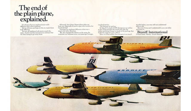 <strong>IDEA INTERNATIONAL｜イデアインターナショナル</strong>　ブラニフインターナショナルの世界観／ビジュアルイメージ　© Braniff International /Glyph.