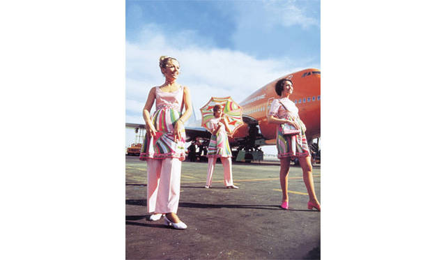 <strong>IDEA INTERNATIONAL｜イデアインターナショナル</strong>　ブラニフインターナショナルの世界観／ビジュアルイメージ　© Braniff International /Glyph.