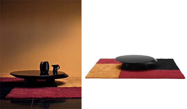 <strong>Cassina ixc.｜カッシーナ・イクスシー</strong>　「シャルロット・ペリアン」新作　ACCORDO（アコルド ローテーブル）50万4000円（W1400×D1250×H305）