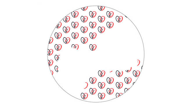 <strong>ISETAN｜伊勢丹新宿店</strong>　「デザインタイド トーキョー 2011」RICHARD GINORI “LOVE COMMUNICATION” paola navone & minä perhonen<br>「strappo ─ちぎる─」　ハートの顔が重なり合ったモチーフは、minä perhonenが「LOVE COMMUNICATION」のテーマとして一番最初にひらめいたもの。パオラ・ナヴォーネさんはこれを大きな転写シートにデザインし、その転写シートを自由に切り取りながら載せることによって器ひとつひとつが異なる“ちぎり絵”をつくり、ひとつひとつの表情が活きる楽しさを表現している。