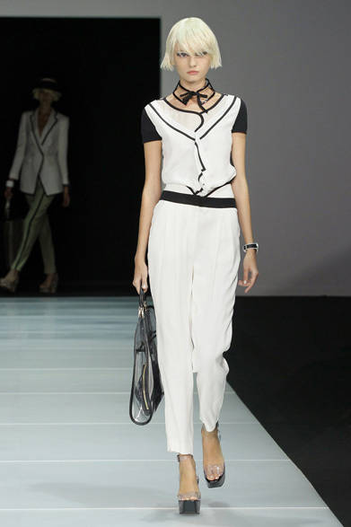 <strong>EMPORIO ARMANI｜エンポリオ アルマーニ</strong>　2012年春夏コレクション速報