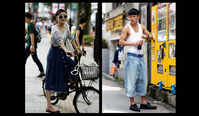 <strong>THE SARTORIALIST IN TOKYO</strong>　スコット・シューマン氏が撮り下ろしたスナップ。フォトグラファーのシトウレイさんの姿も。