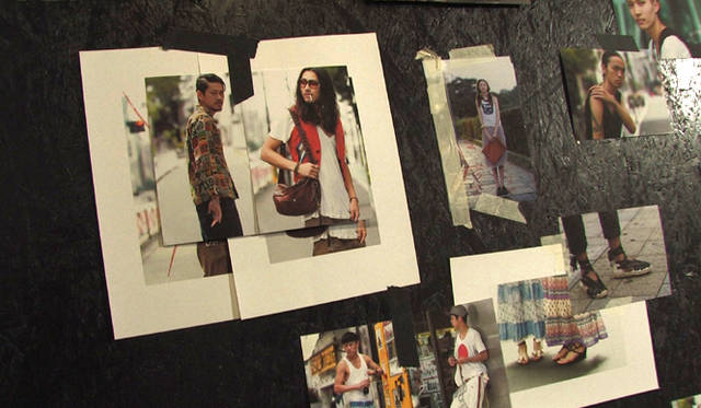 <strong>THE SARTORIALIST IN TOKYO</strong>　スナップ撮影のあと、選考のようす。