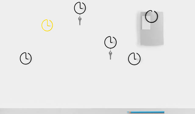 <strong>ALESSI｜アレッシィ</strong>　「ALESSI/ECAL」プロジェクト　ウォールフック「Graffetta」　Marie-Anne Le Corre（ECAL）