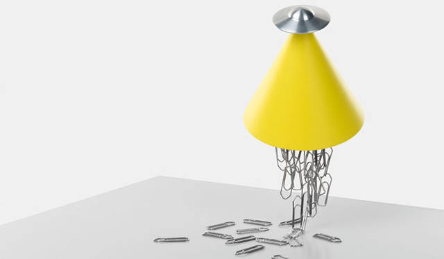 <strong>ALESSI｜アレッシィ</strong>　「ALESSI/ECAL」プロジェクト　ペーパークリップホルダー「Spettro」　Matthieu Girel（ECAL）