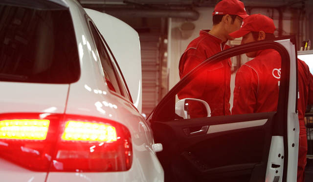 <strong>AUDI Twin-Cup｜アウディ ツインカップ</strong>　テクノロジー部門は、基本1チーム3名体制で競技が行われた