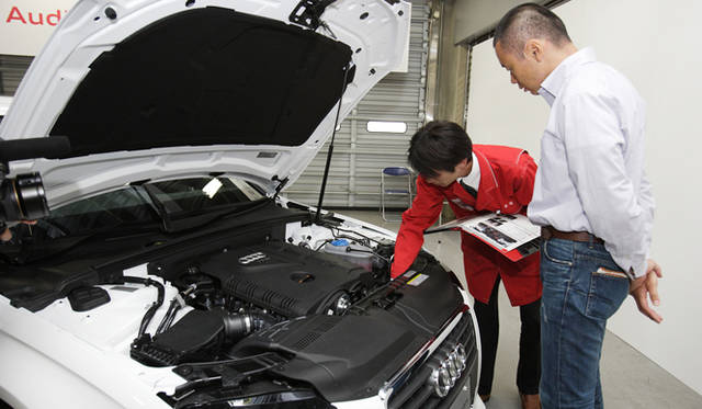<strong>AUDI Twin-Cup｜アウディ ツインカップ</strong>　もちろん、サービススタッフにもメカに対する詳しい知識が求められる
