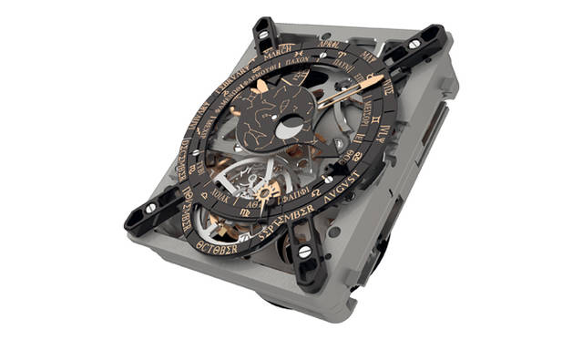 　「アンティキティラ島の機械」を忠実に再現したムーブメント。