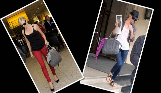 <strong>COACH│コーチ</strong>　女優シャーリーズ・セロンも「マディソン シェブロン Lindsey」を愛用中。