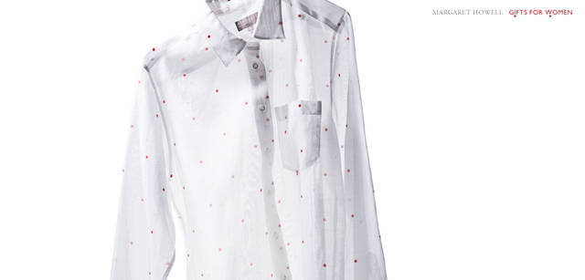 <strong>MARGARET HOWELL｜マーガレット・ハウエル</strong>　シャツ 2万9400円（マーガレット・ハウエル）