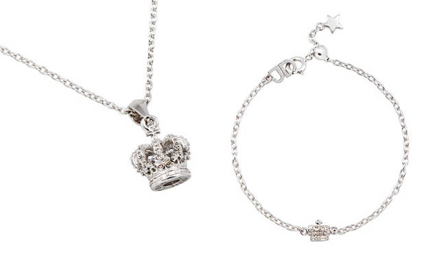 <strong>Justin Davis｜ジャスティン デイビス</strong>　「キッズコレクション」　左／ネックレス［シルバー×CZ］（30cm）2万6250円、右／ブレスレット［シルバー］（サイズ可動式 全長15cm）1万7850円