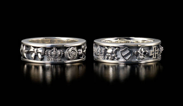 <strong>Justin Davis｜ジャスティン デイビス</strong>　「ペアリング」リング各2万7300円