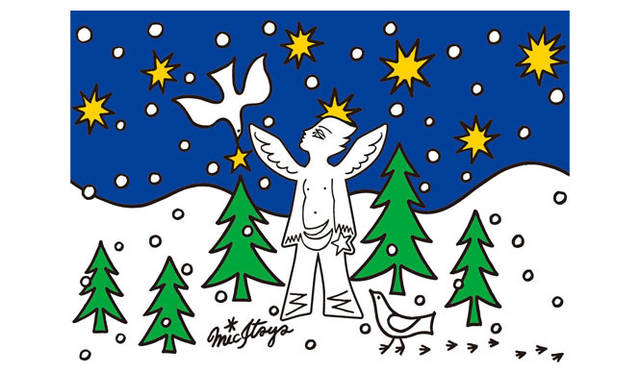 <strong>ミック・イタヤ「天使からの贈り物」展</strong>　© MIC*ITAYA