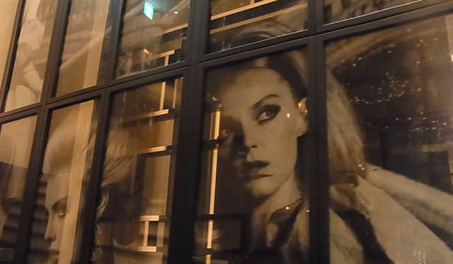 <strong>SAKURA｜第19回 久々の大阪！　ラグジュアリーホテル滞在記</strong>　イタリアンレストランの奥の個室前の壁写真。