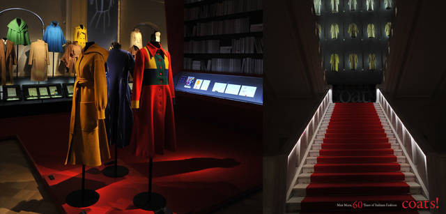 <strong>MaxMara｜マックスマーラ</strong>　エキシビションのようす。会場は「スタジオ ミリオーレ＋セルベット アソシエーツ」が空間デザインを手がけた。